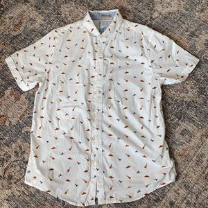 Denim & Flower Sombrero mariachi shirt Medium